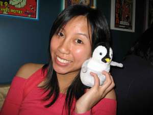 Steph with a Baby Mumble